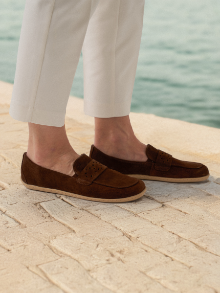 Barefoot Moccasins Be Lenka Bianca - Chocolate Brown